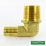 3/4" Male Npt Adaptor Pex Elbow Lead Free Brass Fittings AB1953. Fixed Price $59.20.