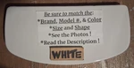 No Flaws White 17.5 X 9 American Standard 735216 Toilet Tank Lid Cover Top. Fixed Price $88.00.