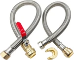 3/4" Ball Valve X Fip 24" Water Heater Hose Connector. Fixed Price $39.90.