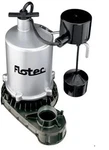 Flotec FPZT7350 - 1/2 Hp Zinc Submersible Sump Pump W/ Vertical Float 6000 Gph. Fixed Price $149.99.