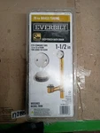 Everbilt SH-7200-N-01-03-2 Easy Touch 1-1/2 20GAUGE Brass Overflow Drain Nickel. Fixed Price $37.99.