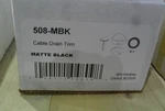 Jaclo 508-MBK Cable Drain Trim Matte Black S2. Fixed Price $59.00.