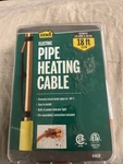 Md 64428 Electric Pipe Heating Cable 18 Foot 120V. Fixed Price $19.99.