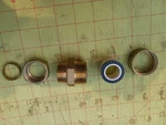 5-PART Brass Copper To Transition 3/4" Cpvc Compression Union Genova 53044. Fixed Price $17.89.