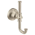 Moen YB0503BN Brushed Nickel Double Robe Hook. Fixed Price $75.41.