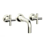 Phylrich Transition Two Wall Tub Set, Cross Handles, Satin Nickel. Fixed Price $183.95.
