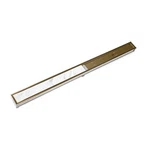 Infinity Drain Stif 6548 48" S-pvc Series Kit Satin Bronze Tile Insert Frame Sho. Fixed Price $420.00.