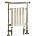 Myson VR1BN Hydronic Towel Warmer W/ White Radiator Insert, Brushed Nickel. Fixed Price $1664.99.