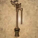 Vintage Plumb Shop Ps 2053 Brass Universal Fit Toilet Ballcock Usa. Fixed Price $9.00.