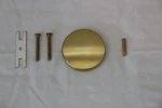 Jaclo 513-SB Concealed Mount Round Overflow Faceplate Satin Brass Finish. Fixed Price $47.25.