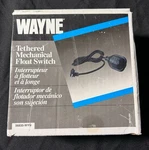 Wayne Tethered Mechanical Float Switch Submersible Sump Sewage 115V. Fixed Price $29.99.