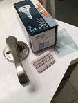New Schlage Series Torino Satin Nickel Dummy Door Lever Free Ship J170TOR619. Fixed Price $18.00.