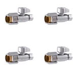 Sharkbite Max 1/2 In Push-to-connect Chrome-plated Brass Stop Valve 4-PACK. Fixed Price $32.99.